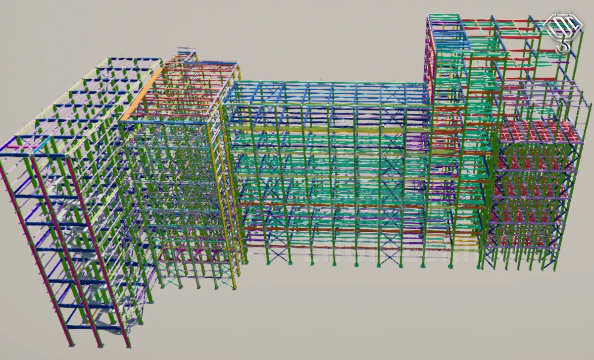 Seven-Level Flour-Silo Support Building — project view 2