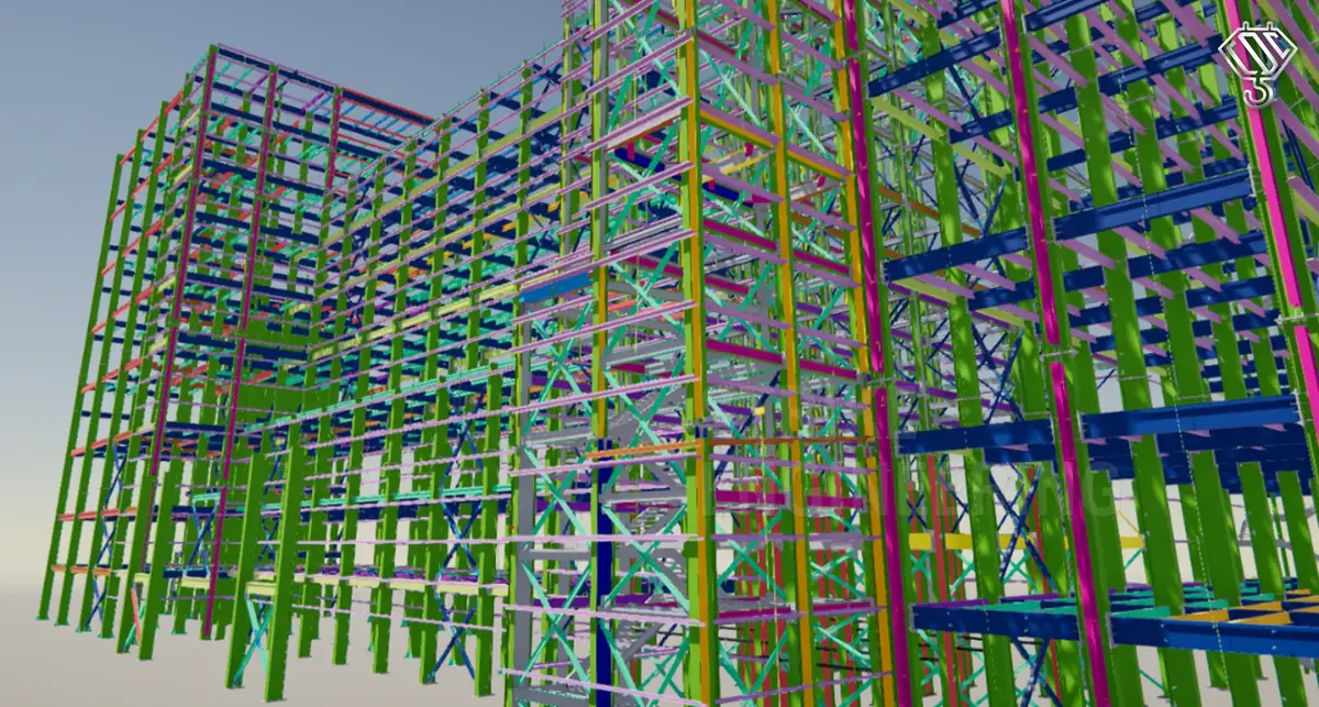 Seven-Level Flour-Silo Support Building — project view 3